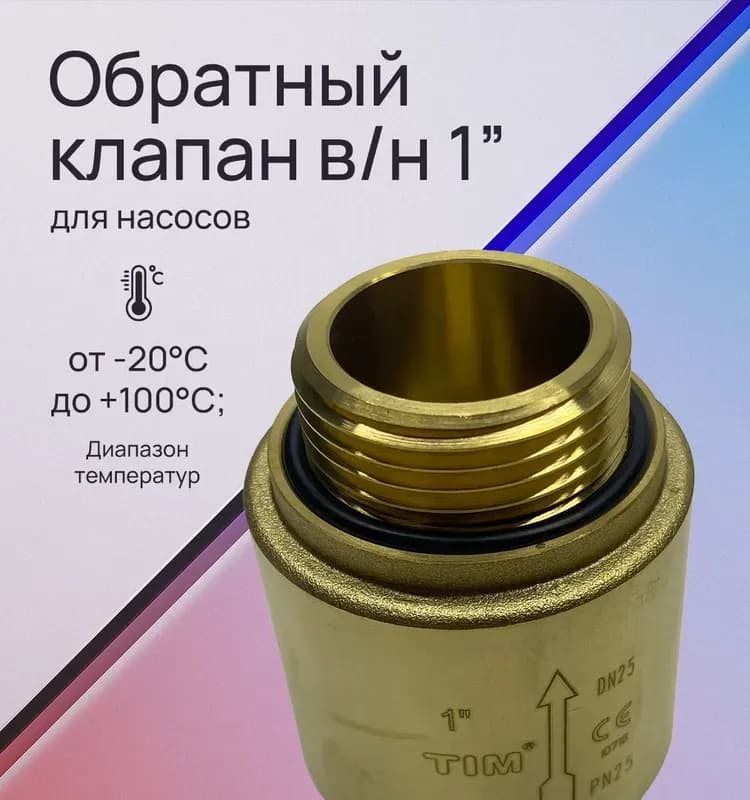 ТИМ Обратный клапан 1*ГГ