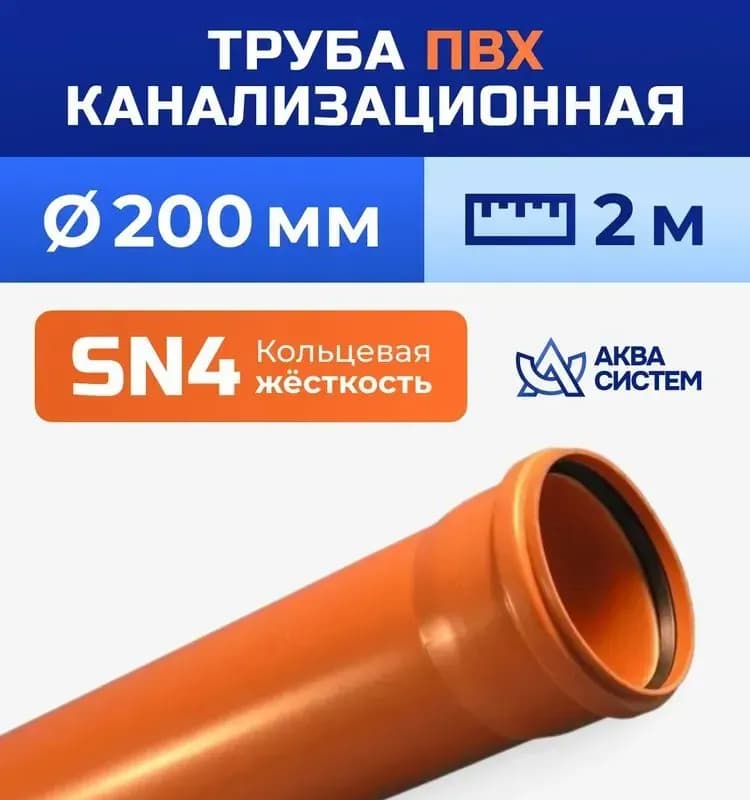 Труба ПВХ 200×200