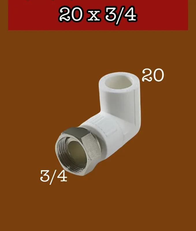 Серый ПП Чех накидная гайка 20×3/4