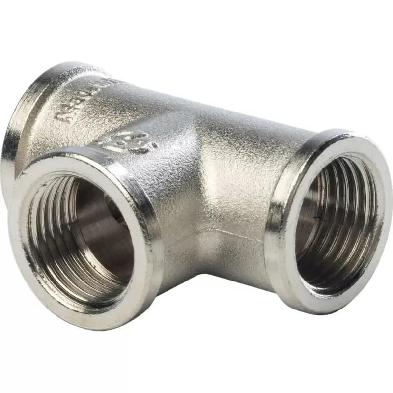 STOUT Тройник латунный 1"-1/2 ВВВ