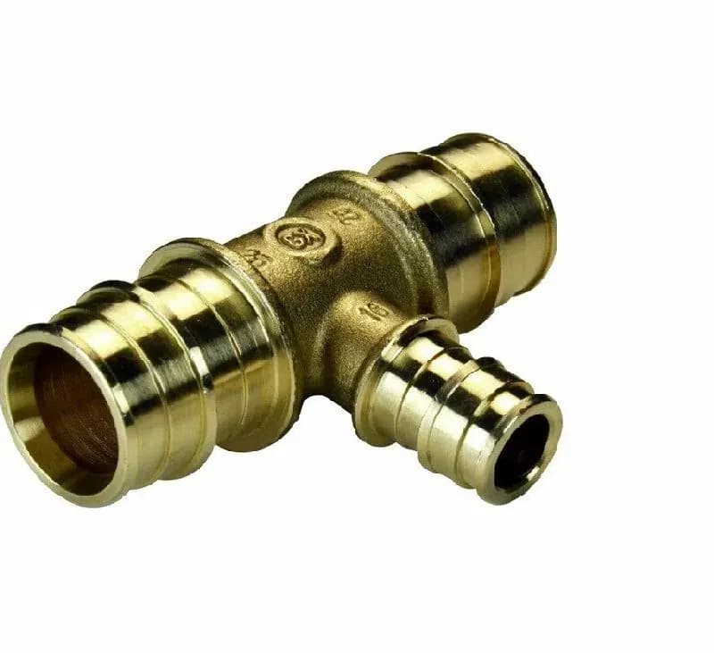 Uponor тройник переходной латунный 20×16×16
