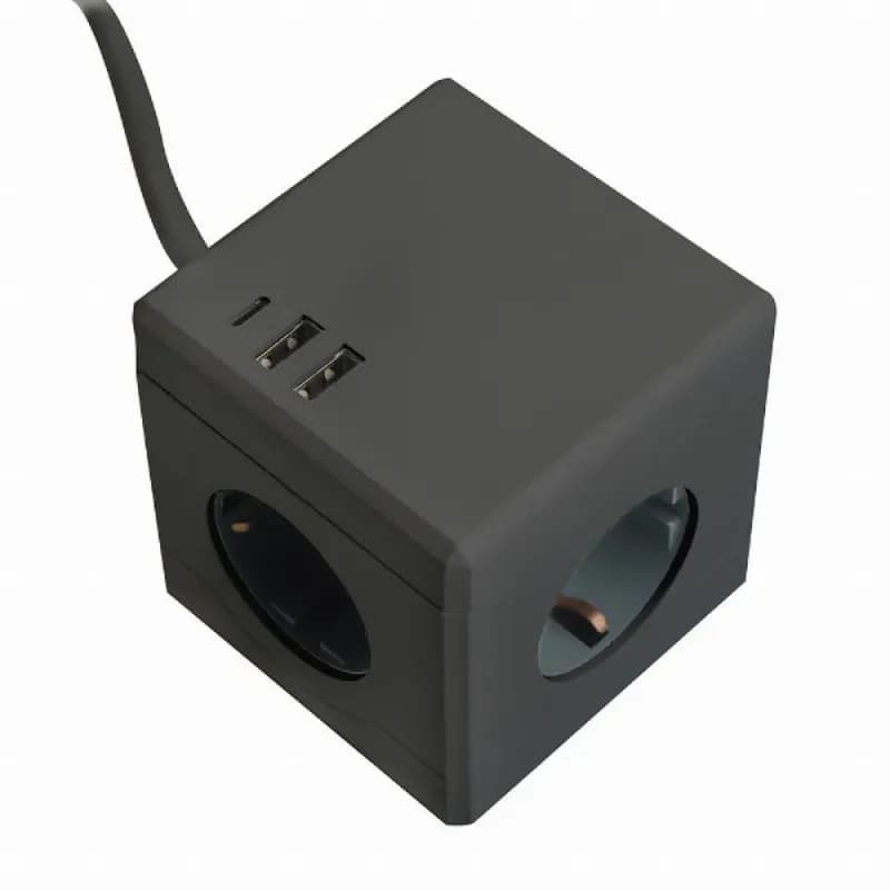 Стеккер удлинитель 3 местный - 5 м