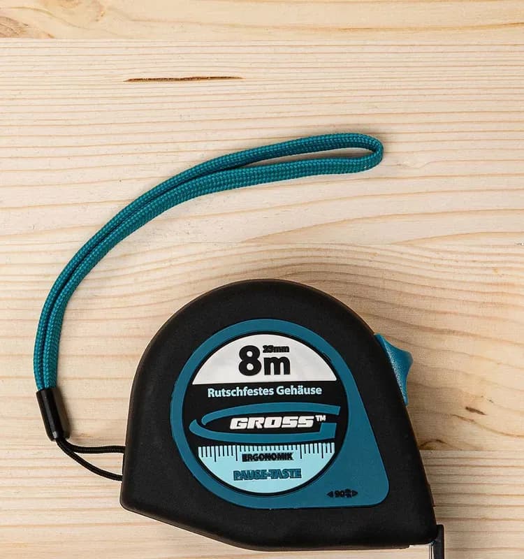 Рулетка Gross «Ergonomisch» 25 мм × 10 м