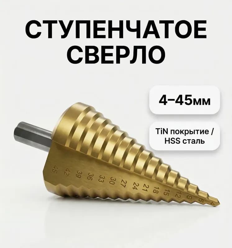 Skole сверло ступенчатое 4 - 20