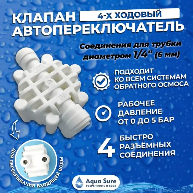 Адаптер для подключения слива ОРИО (12/16И20/25ММ)