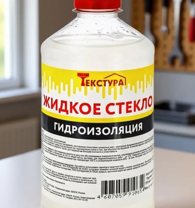 Жидкое стекло (натриевое) 7,5 кг