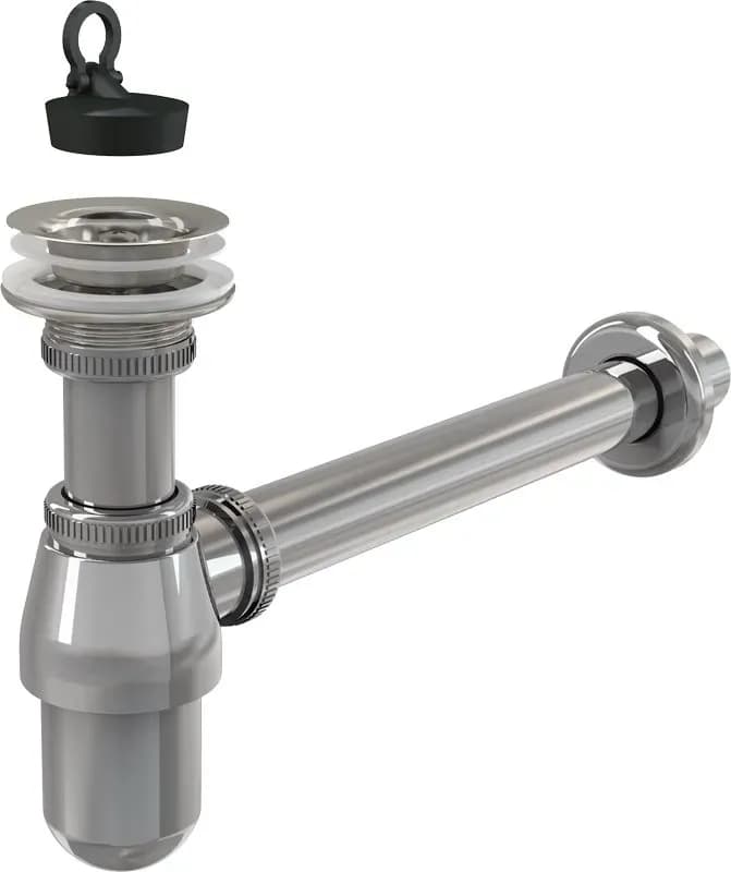 Сифон для раковины Alcaplast хром