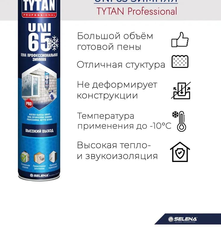 Tytan Professional 65 UNI пена профессиональная 750 ML