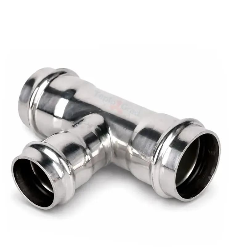 Zeissler нержавеющая пресс тройник 22×15×22