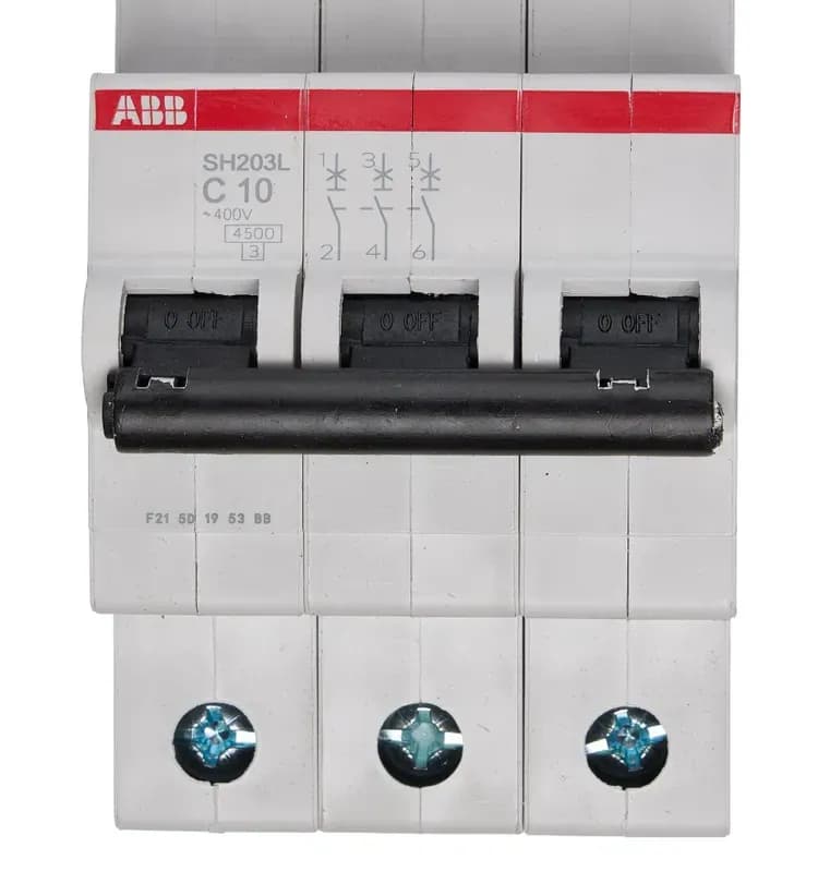 Выключатель автомат ABB SH203 4.5 KA с 10A 1 полюс