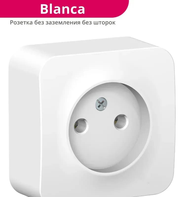 Розетка Schneider Electric Blanca (BLNRA000111) открытой установки IP20 белый