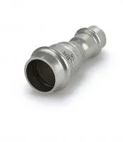 Mуфта Двухраструбная 35*28mm из нержавеющей стали (ZEISSLER) (50/5)