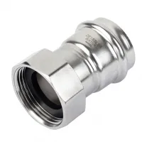 Муфта из нержавеющей стали с накидной гайкой 22*1/2 (ZEISSLER) (90/5)
