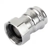 Муфта из нержавеющей стали с накидной гайкой 22*1/2 (ZEISSLER) (90/5)