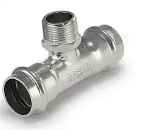 Тройник из нержавеющей стали 54*1 1/4*54 н.р. (ZEISSLER) (5/1)