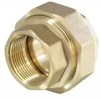 Американка прямая 11/4" г/г латунная TIM (20/1)