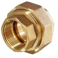 Американка прямая 1/2" г/г латунная TIM (90/10)