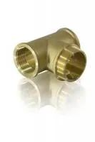 Тройник 3/4" * 3/4" * 3/4" г/ш/г латунный TIM (40/5)