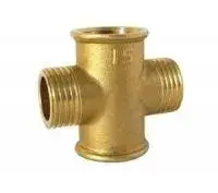 Крecтoвина 1/2" г/ш/г/ш латунная TIM (70/5)