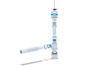 АНИ Сифон 1 1/4 Ф32 (ВМ 10 15) "Юнг" с гофрой 32*32/40