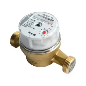 Счетчик воды универ. METER СВУ-15 (L=110мм / 335гр) с КМЧ обр/клапан