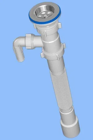 АНИ Гофра с выпуском 1 1/2'' с отв/ст/м 40х50 (G 108)