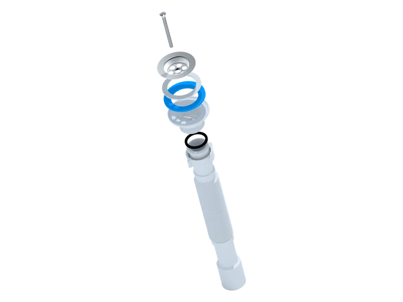 АНИ Гофра с выпуском 1 1/4 '' 32х40 (G 207) (391-801мм)