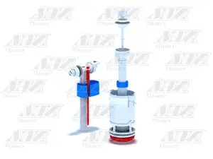 АНИ Арматура с бок/подв. 1/2" Шток, пласт. ручка (WC 4050) эконом