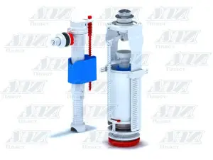 АНИ Арматура с бок/подв. 1/2" пласт. кн/хром (WC 8010C)
