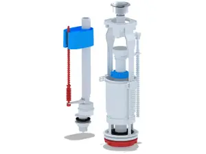 АНИ Арматура с нижн/подв. 1/2" пласт. кн/хром (WC 6550М) эконом