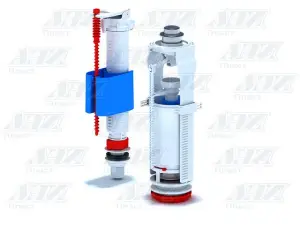 АНИ Арматура с нижн/подв. 1/2" пласт. кн/хром (WC 8510C)