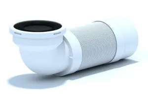 АНИ Гофра унитаза (К722R) угловая 310-840мм