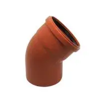 Отвод Ø160×45° рыжий Flextron (6)