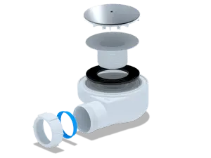 АНИ Сифон д/поддона 11/2" *60 h 53мм, хром E550 C