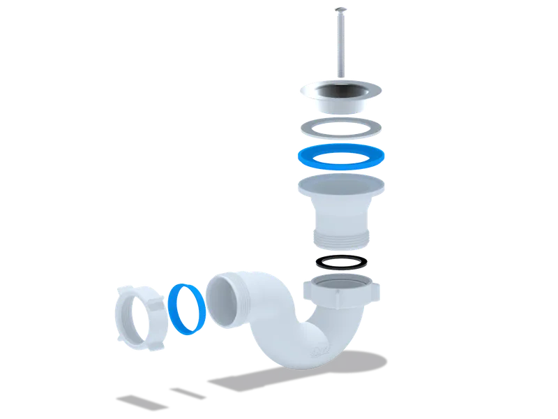 АНИ Сифон д/поддона прямоточный 11/2" *40 (Е 110)