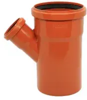 Тройник Ø110×50×45° рыжий Flextron (15)