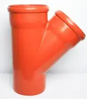 Тройник Ø200×200×45° рыжий Flextron