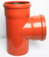Тройник Ø200×200×90° рыжий Flextron