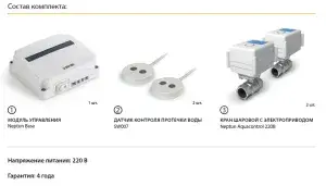 Система защиты от протечек воды 1/2 "ZEISSLER" 1/4