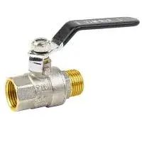 Кран шаровой STRONG 1" г/ш (длинный рычаг) никель TIM (24/6)
