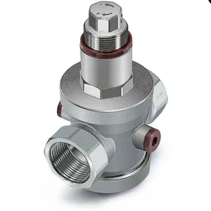 Редуктор давления под манометр, никелированный 1 1/2" 8/1