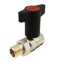 Кран шаровой 3/4" г/ш с американкой маховик пластмассовый ZEISSLER (24/6)