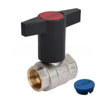 Кран шаровой 1/2" г/г латунный с удлененным штоком прямой TIM (60/15)