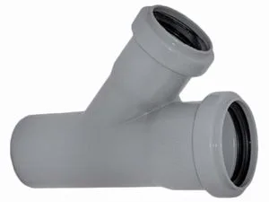 ПВХ-Тройник 50х40х45* Политэк 80