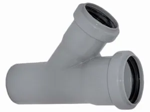 ПВХ-Тройник 50х40х45* Политэк 80