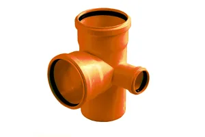 ПВХ-КРЕСТ 110х110х50/90* Прав. РЫЖ.