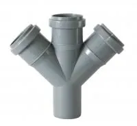 Крестовина Ø50 * 50 * 50 * 45° ПВХ Flextron (200/1)