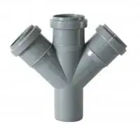 Крестовина Ø50 * 50 * 50 * 45° ПВХ Flextron (200/1)