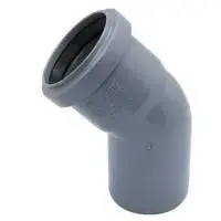 Отвод 50 х 45* ПВХ Flextron (100)