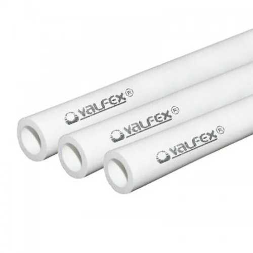 VALFEX Труба PP-R белая, простая ф50х8.3 PN20 24м.
